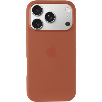 Чохол Silicone case (AAA) with Magsafe and Animation для Apple iPhone 17 Pro Max (6.9") Terra Cotta