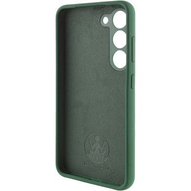 Чохол Silicone Cover Lakshmi Full Camera (AAA) для Samsung Galaxy S23 Зелений / Cyprus Green