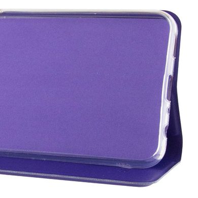Уценка Кожаный чехол книжка GETMAN Elegant (PU) для Oppo A78 4G Эстетический дефект / Фиолетовый