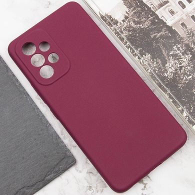 Чехол Silicone Cover Lakshmi Full Camera (AAA) для Samsung Galaxy A53 5G Бордовый / Plum