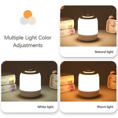 Уценка Настольный сенсорный LED светильник 3 colour light MZ-L2701 Мятая упаковка / White