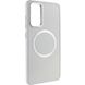 TPU чехол Bonbon Metal Style with MagSafe для Samsung Galaxy S21+ Белый / White фото 1