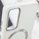 TPU чехол Bonbon Metal Style with MagSafe для Samsung Galaxy S21+ Белый / White фото 5