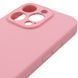 Чохол Silk Full Camera Protective (AA) NO LOGO для Apple iPhone 16 Pro (6.3") Рожевий / Light pink фото 4