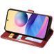 Кожаный чехол книжка GETMAN Gallant (PU) для TECNO Spark 10 Красный фото 2