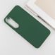 TPU чохол Bonbon Metal Style для Samsung Galaxy S24+ / S25+ Зелений / Army green фото 3