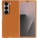 Кожаный чехол Leather Case (AAA) для Samsung Galaxy Z Fold6 Tan фото 2