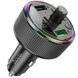 АЗП FM модулятор Hoco E82 Guerrero PD30W+QC3.0 (2USB-A/1C) Black фото 1