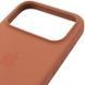 Чохол Silicone case (AAA) with Magsafe and Animation для Apple iPhone 17 Pro Max (6.9") Terra Cotta фото 6