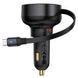 АЗУ Baseus Enjoyment Pro PD60W with retractable cables (1USB-A/1C/1L) (C00057802111) Cluster Black фото 3