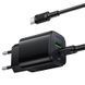 МЗП Borofone BAS83A Star PD20W+QC3.0 (1USB-A/1C) + кабель Type-C to Type-C Black фото 3