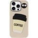 Чехол TPU Leather Toys для Apple iPhone 15 Pro Max (6.7") Coffee / Sand фото 2