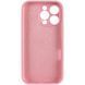 Чохол Silk Full Camera Protective (AA) NO LOGO для Apple iPhone 16 Pro (6.3") Рожевий / Light pink фото 3