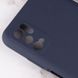 Чехол Silicone Cover Full Camera (AA) для Xiaomi Redmi Note 10 5G / Poco M3 Pro Темно-синий / Midnight blue фото 5