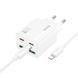 СЗУ Hoco N56 Fundador PD30W four-port (2C2A) + Type-C to Lightning White фото 2