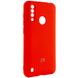 Чехол Silicone Cover My Color Full Camera (A) для ZTE Blade A7 Fingerprint (2020) Красный / Red фото 2