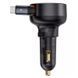 АЗУ Baseus Enjoyment Pro PD60W with retractable cables (1USB-A/1C/1L) (C00057802111) Cluster Black фото 4