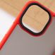 TPU+PC чохол Metal Buttons для Apple iPhone 13 (6.1") Червоний фото 5