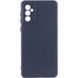 Чехол TPU GETMAN Liquid Silk Full Camera для Samsung Galaxy A36 5G Синий / Midnight Blue