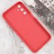 Силиконовый чехол Candy Full Camera для Samsung Galaxy A24 4G Красный / Camellia фото 3