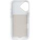 Чехол PC Textile Hybrid with Magnetic Fit для Apple iPhone 17 (6.3") White / Green фото 3