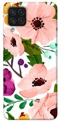 Чехол itsPrint Акварельные цветы для Samsung Galaxy A22 4G
