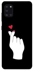 Чехол itsPrint Сердце в руке для Samsung Galaxy A31