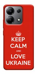 Чехол itsPrint Keep calm and love Ukraine для Xiaomi Redmi Note 13 4G