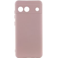 Чехол Silicone Cover Lakshmi Full Camera (A) для Google Pixel 6a Розовый / Pink Sand
