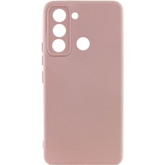 Чохол Silicone Cover Lakshmi Full Camera (A) для TECNO Spark 8C Рожевий / Pink Sand