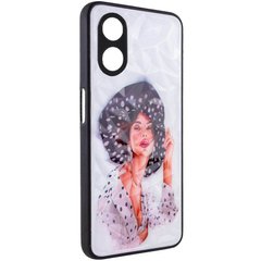 TPU+PC чохол Prisma Ladies для Oppo A98 Girl in a hat