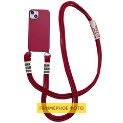 Чехол TPU two straps California для Apple iPhone 13 Pro Max (6.7") Красный / Rose Red