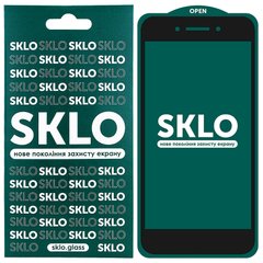 Защитное стекло SKLO 5D (full glue) для Oppo A71 Черный