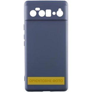 Чехол TPU GETMAN Liquid Silk Full Camera для Google Pixel 10 Pro Синий / Midnight Blue