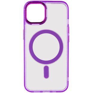 Чехол TPU Iris with MagSafe для Apple iPhone 12 Pro Max (6.7") Фиолетовый