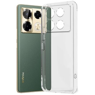 TPU чехол Epic Transparent 1,5mm Full Camera для Infinix Note 40 Pro 4G Бесцветный (прозрачный)