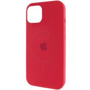 Чехол Silicone Case Full Protective (AA) with MagSafe для Apple iPhone 11 (6.1") Красный / Deep Red