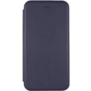 Кожаный чехол-книжка Classy для Samsung Galaxy A11 Темно-синий