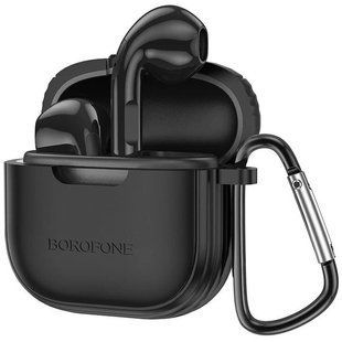Беспроводные TWS наушники Borofone BW29 Case Space Black