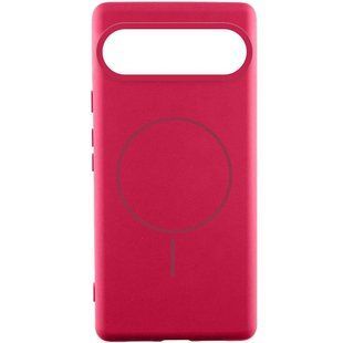 Чехол Silicone Cover Lakshmi (AA) with Magnetic Fit для Google Pixel 10 Pro XL Красный / Rose Red