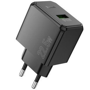 МЗП Hoco CS17A Wish QC3.0 22.5W (1USB-A) Black