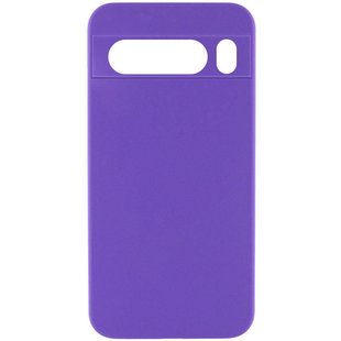 Чехол Silicone Cover Lakshmi Full Camera (AAA) для Google Pixel 9 Pro Фиолетовый / Amethyst