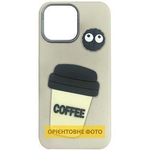 Чехол TPU Leather Toys для Apple iPhone 17 Air (6.5") Coffee / Sand
