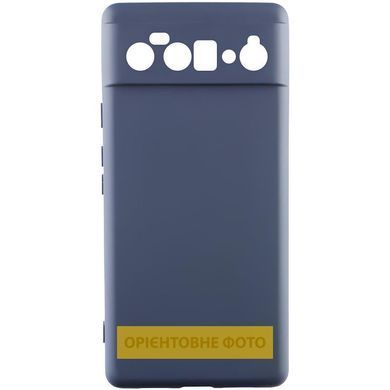 Чехол TPU GETMAN Liquid Silk Full Camera для Google Pixel 10 Pro Синий / Midnight Blue