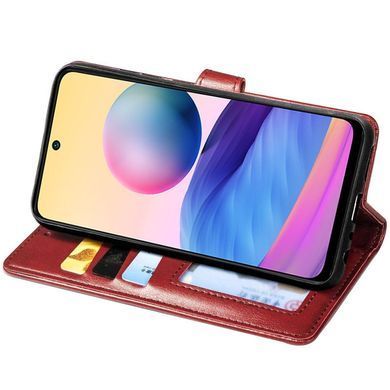 Кожаный чехол книжка GETMAN Gallant (PU) для Xiaomi Redmi 14C / Poco C75 Красный