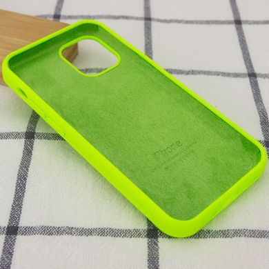 Уцінка Чохол Silicone Case Full Protective (AA) для Apple iPhone 13 Pro Max (6.7") Естетичний дефект / Салатовий / Neon green