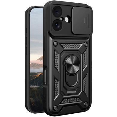 Чехол Ummi Camshield Serge Ring для Apple iPhone 17 (6.3") Черный / Black
