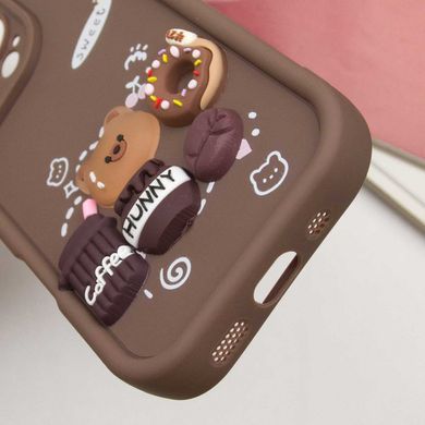 Чехол TPU Toys Case для Apple iPhone 16 Pro (6.3") Brown / Sweet