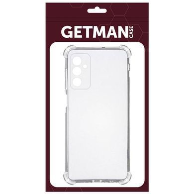 TPU чохол GETMAN Ease logo посилені кути Full Camera для Samsung Galaxy A14 4G/5G Безбарвний (прозорий)
