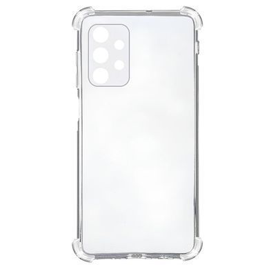 TPU чехол GETMAN Ease logo усиленные углы Full Camera для Samsung Galaxy A13 4G Бесцветный (прозрачный)